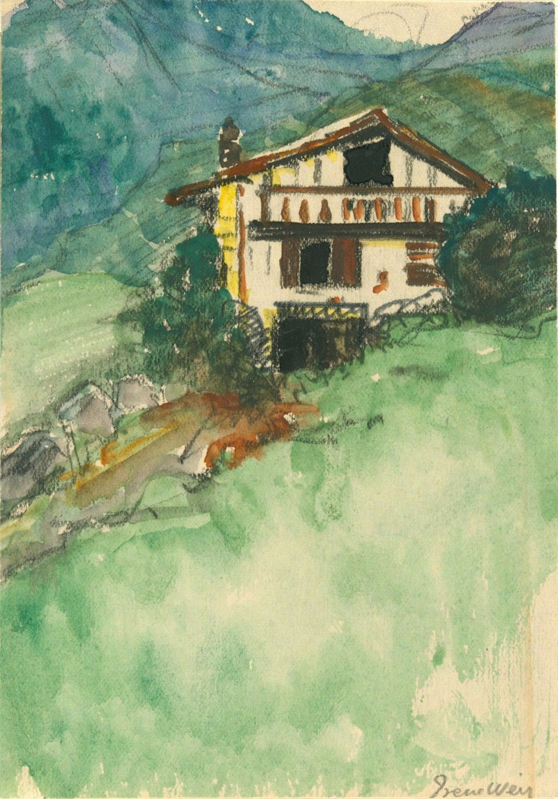 Irene Weir - A Basque House, The Pyrenees