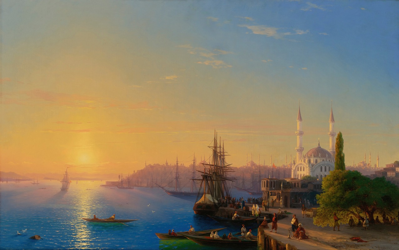 Ivan Konstantinovich Aivazovsky - View Of Constantinople And The Bosphorus