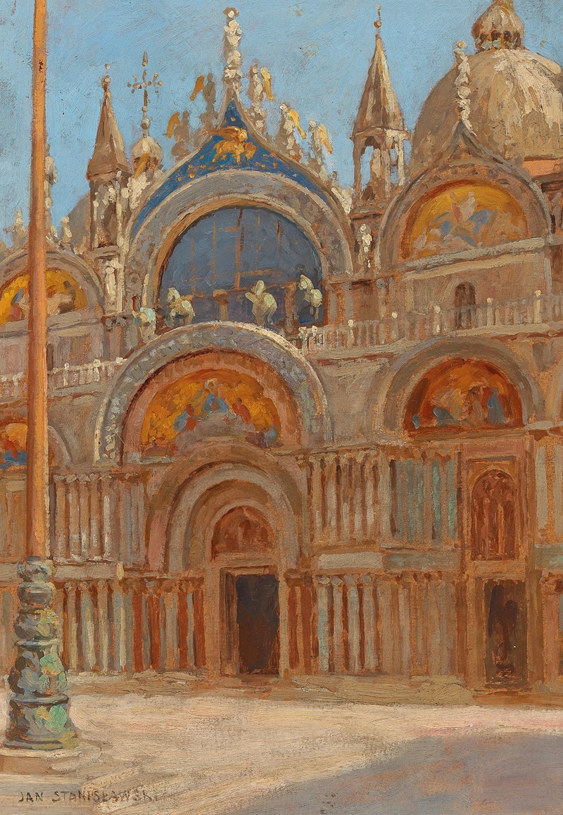 Jan Stanislawski - Venedig, San Marco Portal