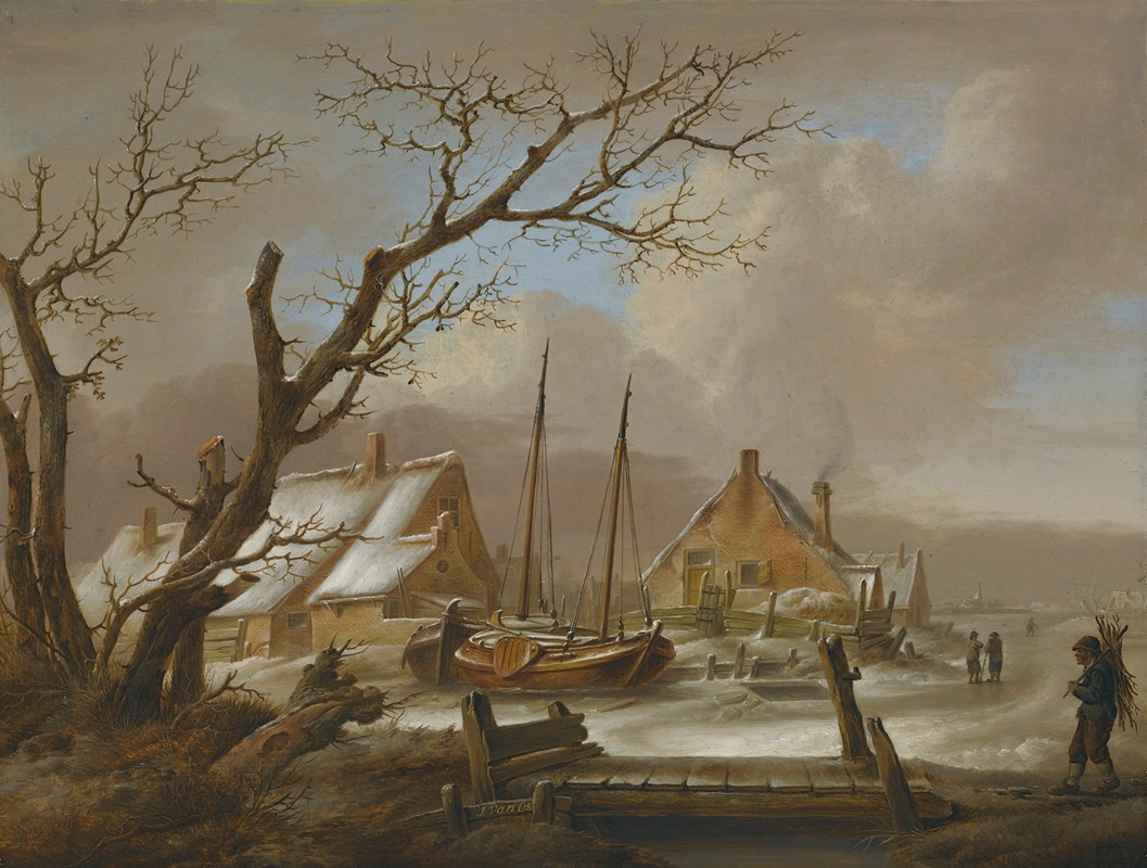 Jan Van Os - A Winter Landscape