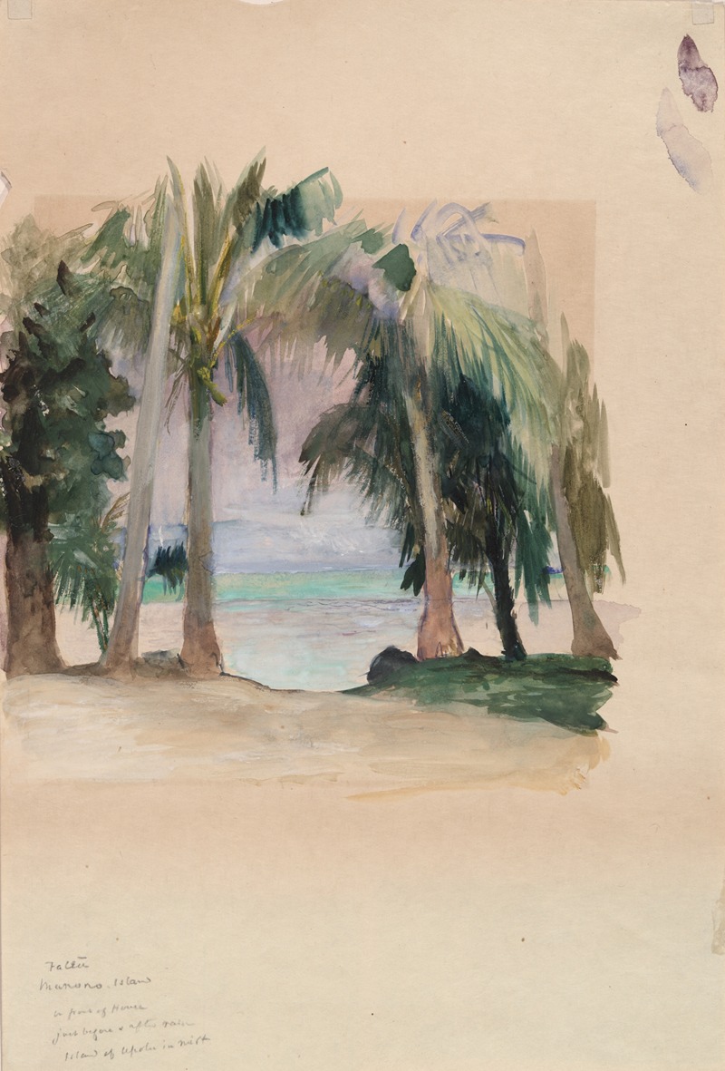 John La Farge - Palms by the Sea