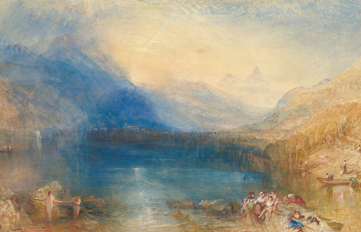 Joseph Mallord William Turner - The Lake of Zug
