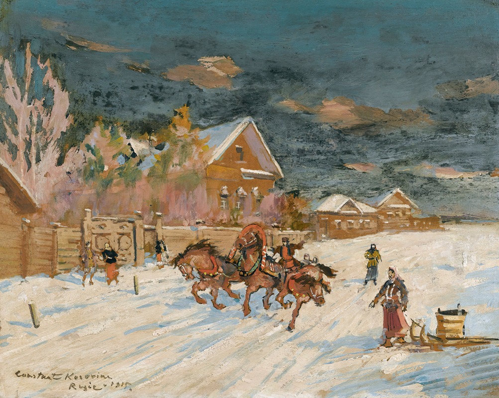 Konstantin Alexeevich Korovin - Winter Landscape