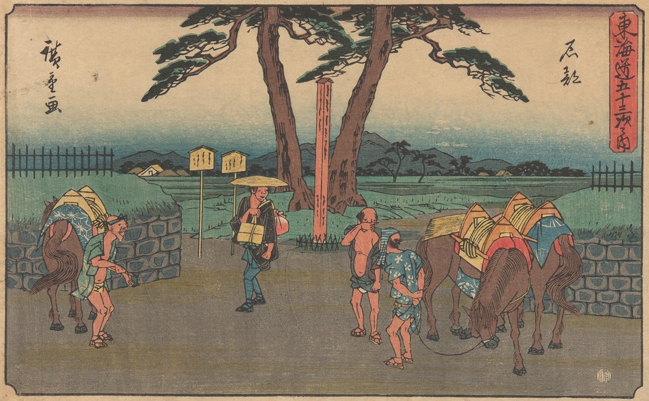 Andō Hiroshige - Ishibe