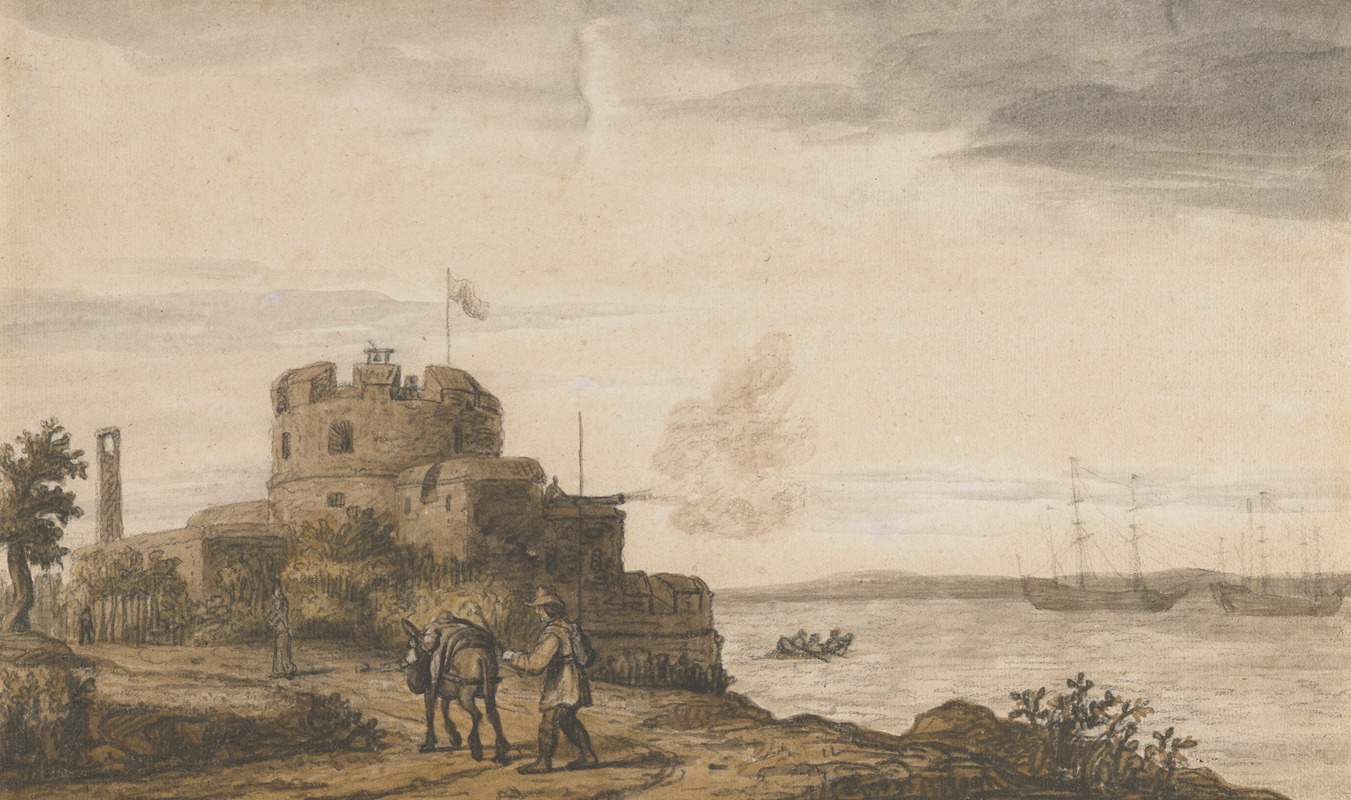 Lambert Doomer - West Cowes Castle on the Isle of Wight