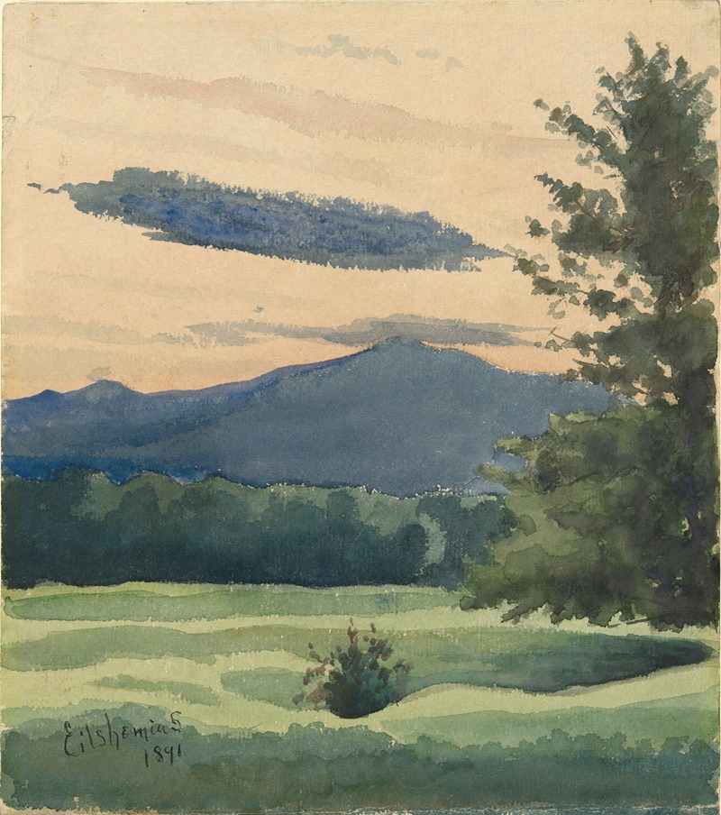 Louis Michel Eilshemius - Green Meadow