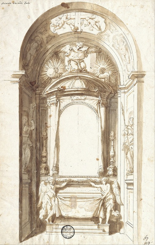 Antonio Gherardi - Design for an Altar