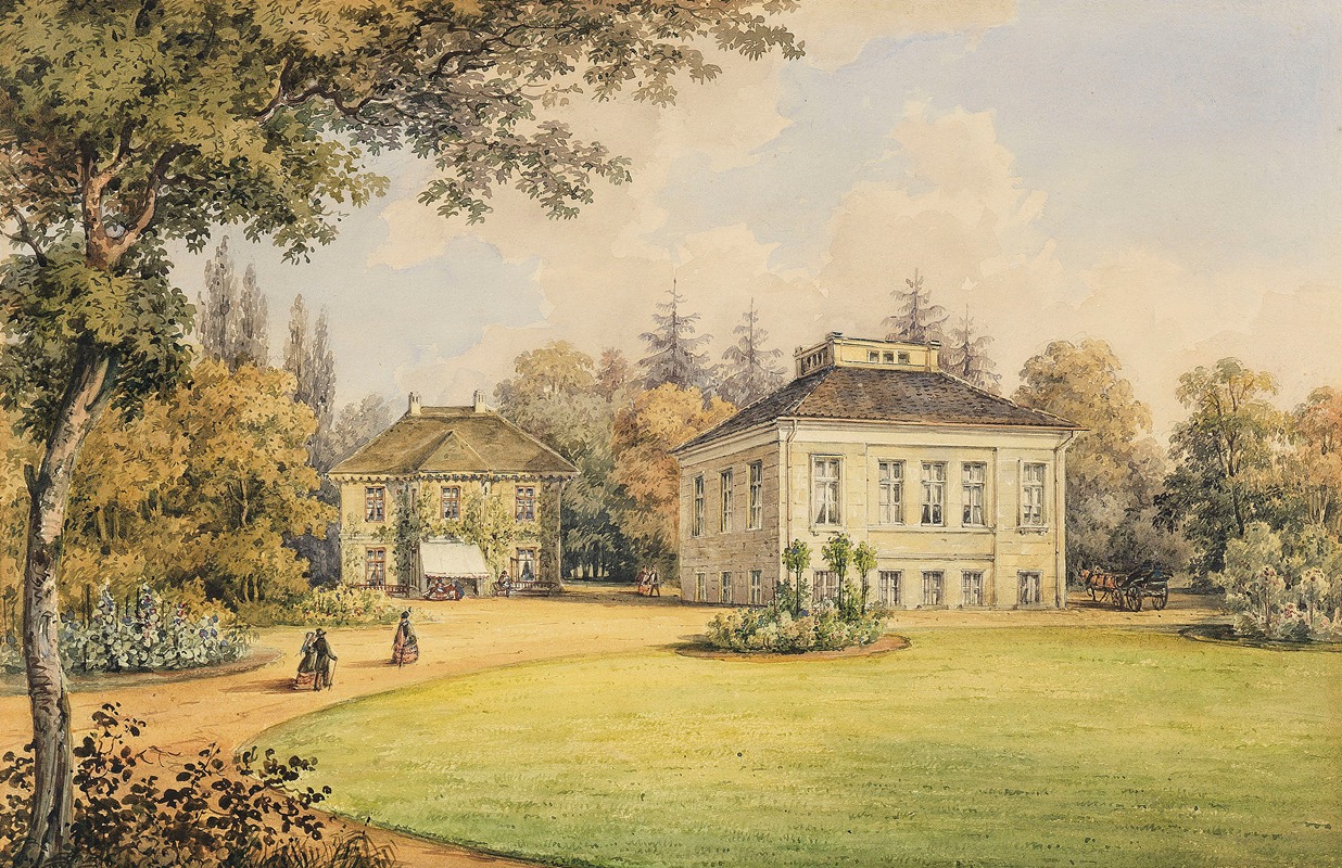 Otto Speckter - Zugeschrieben – Madame Gumpels Landhaus in Neumühlen