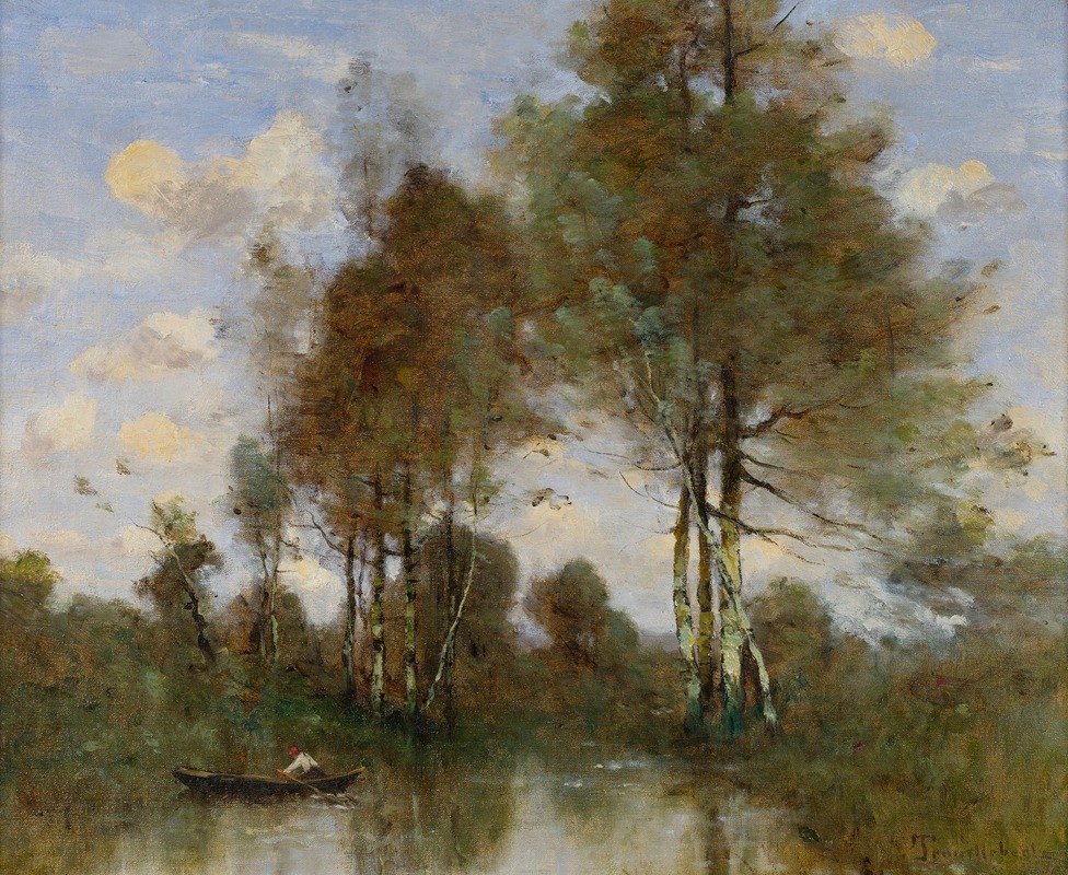Paul Désiré Trouillebert - Boatman On A River