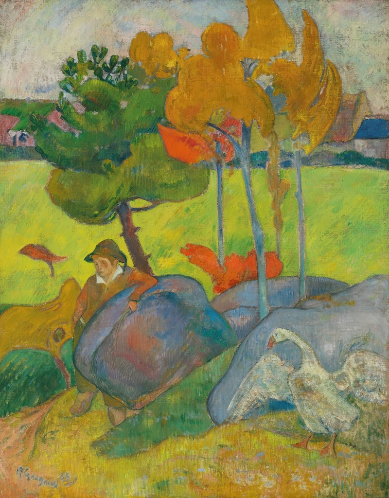 Paul Gauguin - Petit Breton À L’oie