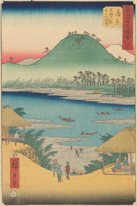 Andō Hiroshige - Kanbara