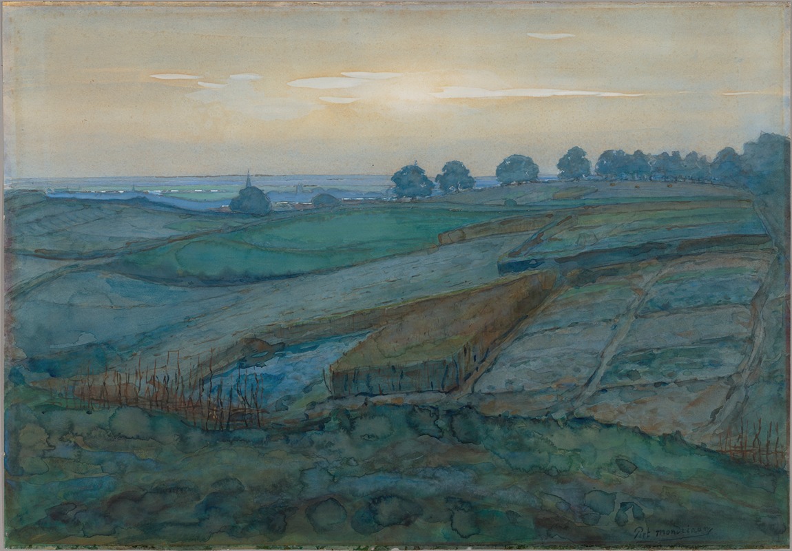 Piet Mondrian - Landscape near Arnhem