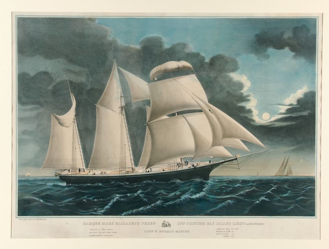 Sage and Sons - Barque Mary Elizabeth Perew… (Lake Huron)