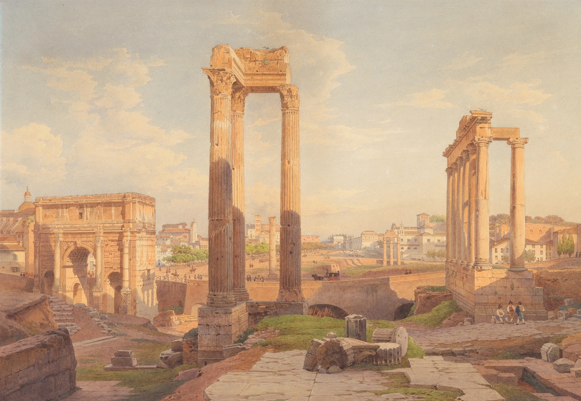 Hermann David Salomon Corrodi - Forum Romanum