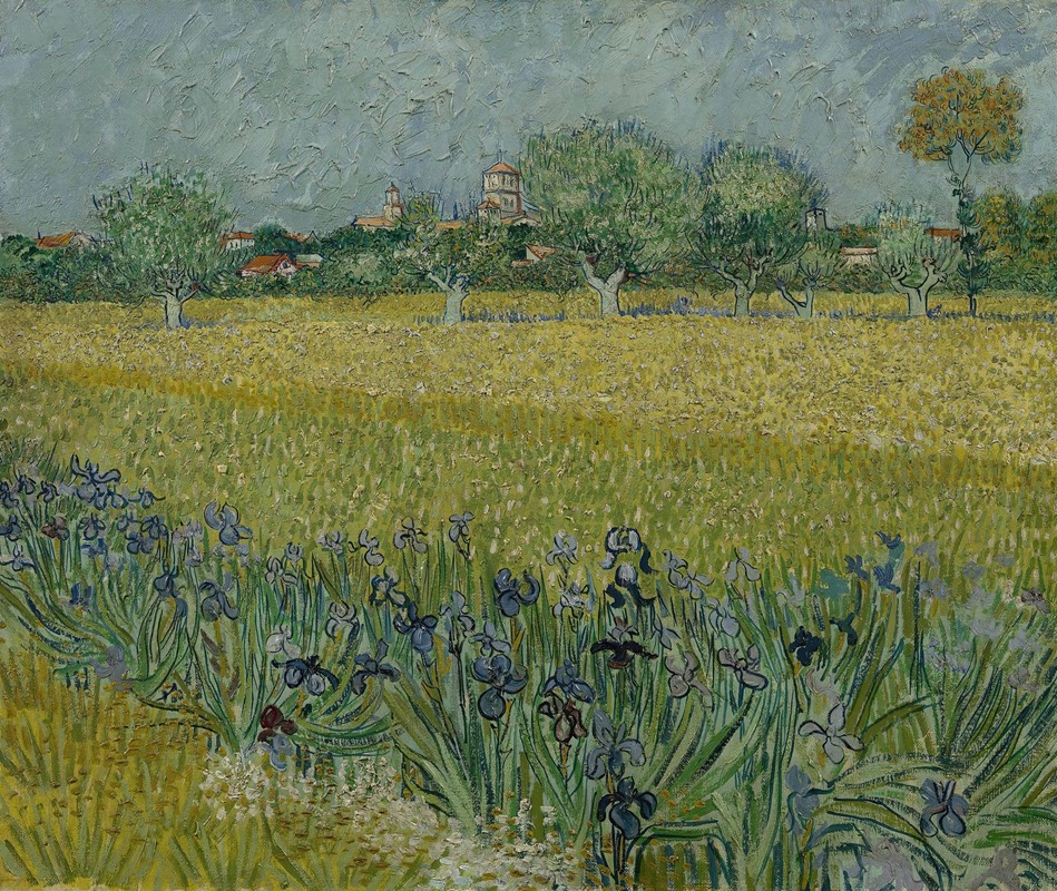 Vincent van Gogh - View of Arles with Irises