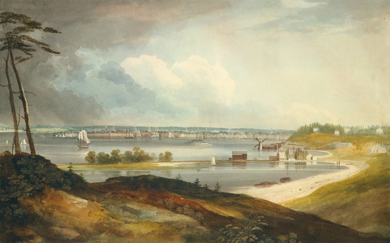 William Guy Wall - New York from the Heights near Brooklyn