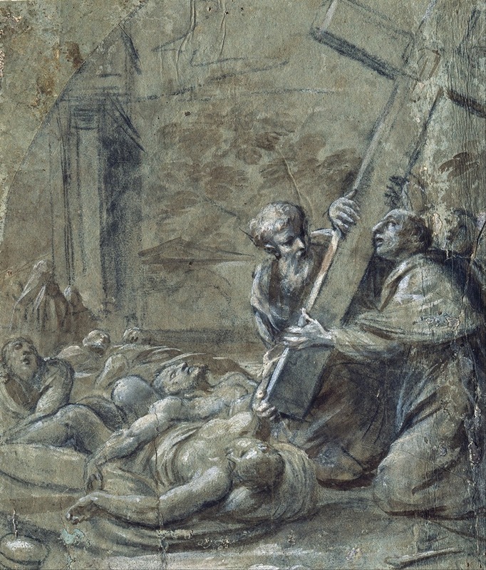 Carlo Cesi - Saint Carlo Borromeo among the Plague Sufferers