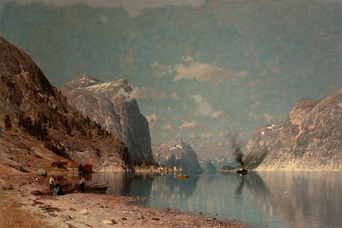 Adelsteen Normann - Landscape with Fjords