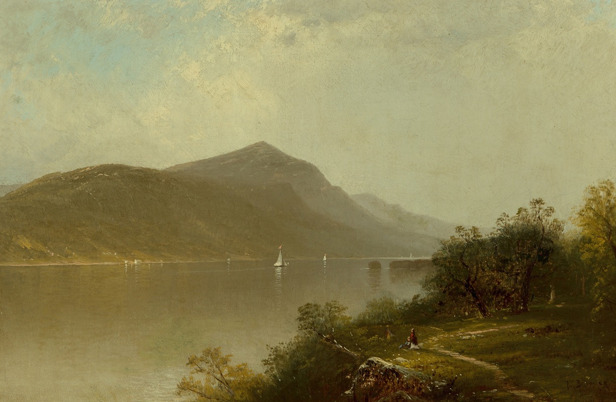 Alfred Thompson Bricher - Along the Hudson River