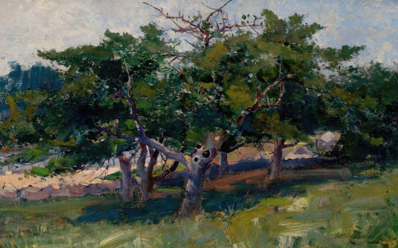 Arthur Cumming - Landscape with Trees