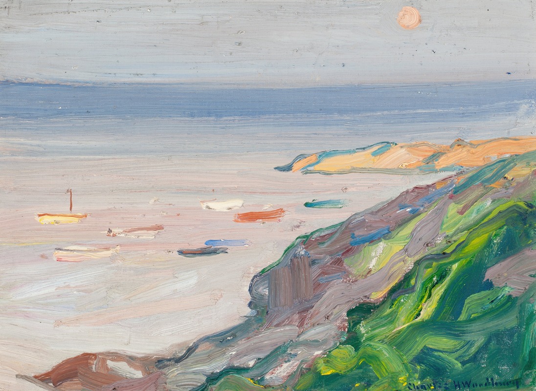 Charles Herbert Woodbury - Sun on Narrow Cove, Ogunquit