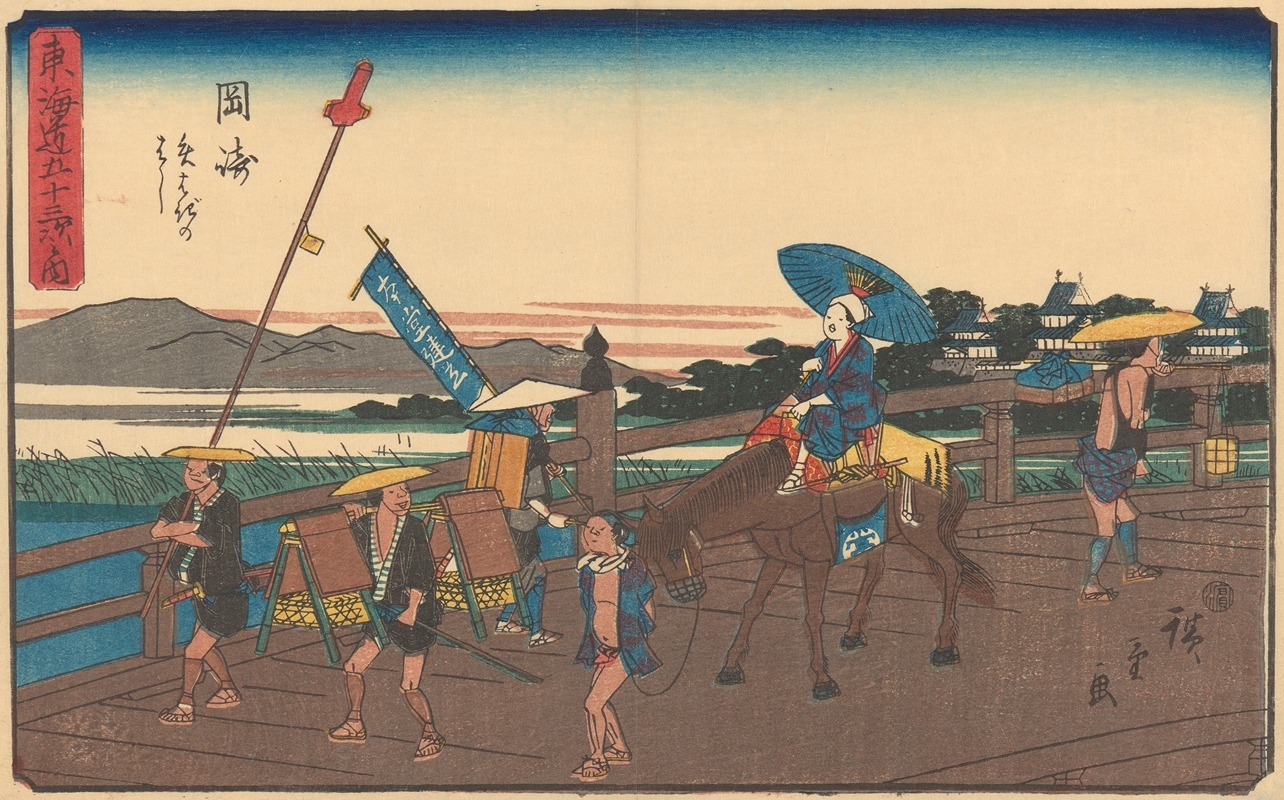 Andō Hiroshige - Okazaki