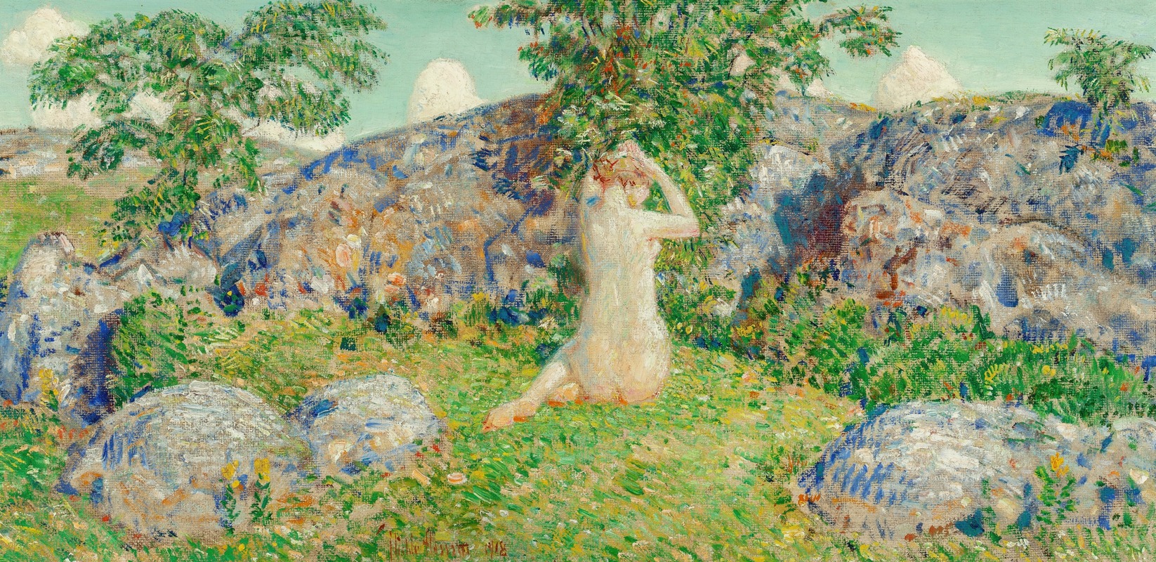 Childe Hassam - The Rocks of Cape Ann