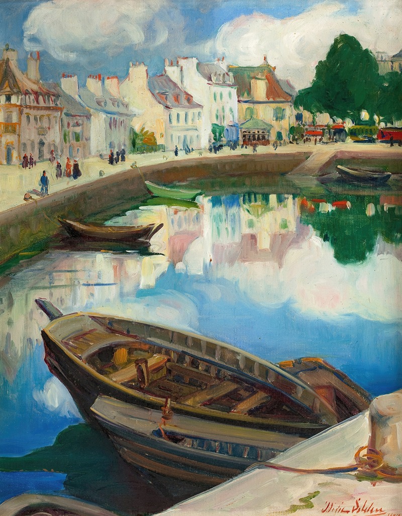 Dixie Selden - The Little Harbor, Concarneau, Brittany