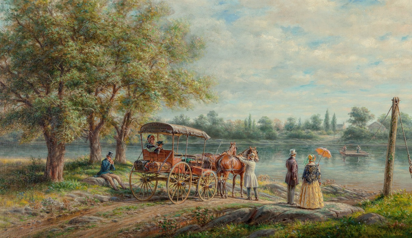 Edward Lamson Henry - Waiting at the Ferry