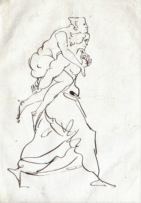 Eugène Delacroix - Aeneas and Anchises