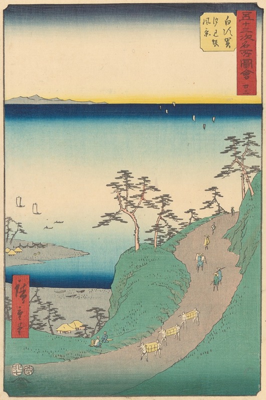 Andō Hiroshige - Shirasuka