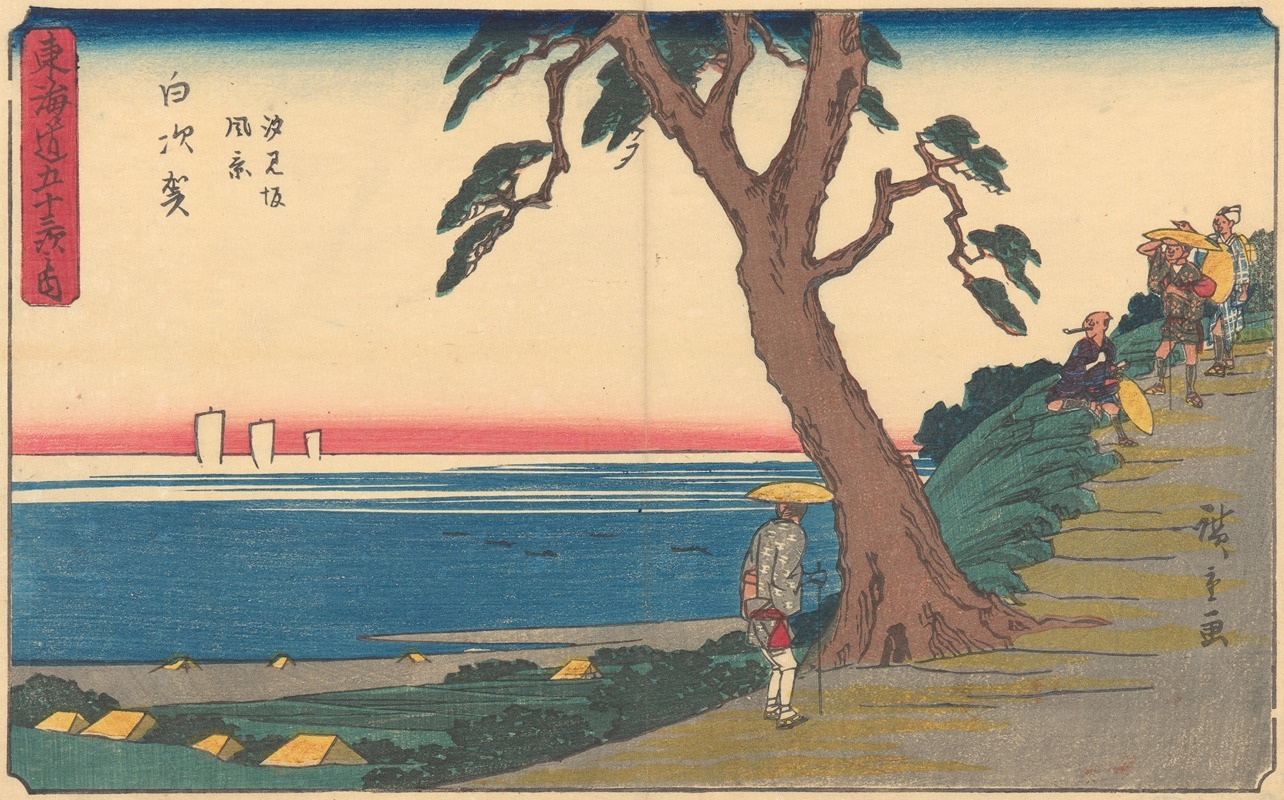 Andō Hiroshige - Shirasuka