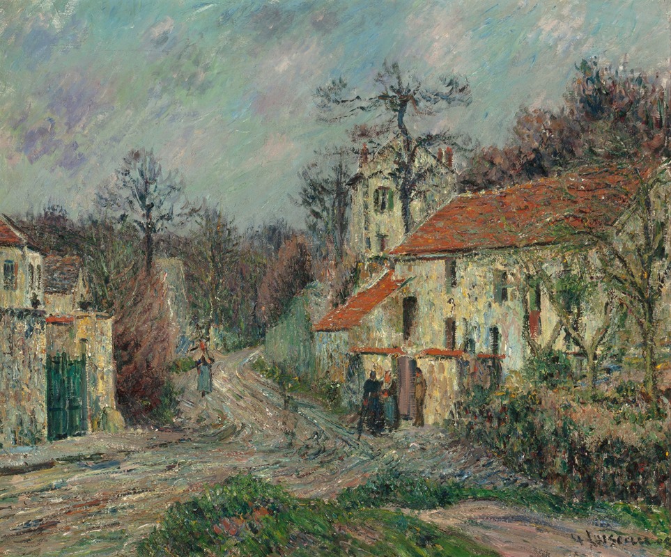 Gustave Loiseau - Paysage d’Hiver à Chaponval