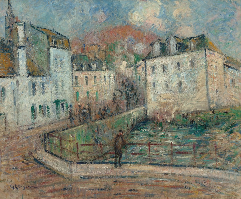 Gustave Loiseau - Vue de Pont Aven