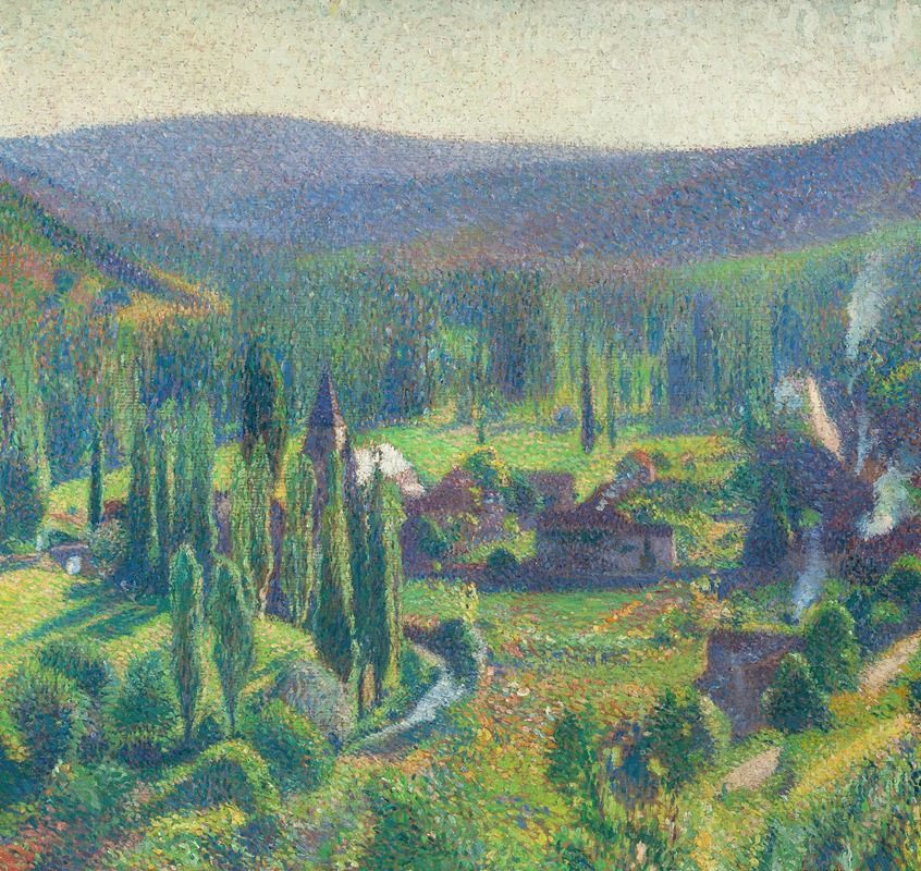 Henri Martin - La vallée du vert à Labastide-du-Vert