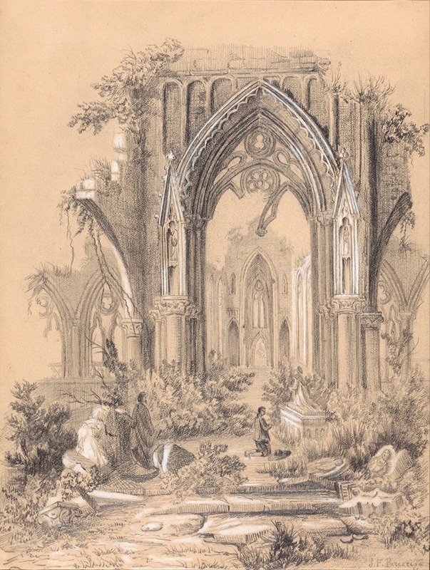 Francisco Javier Parcerisa Boada - Church in ruins