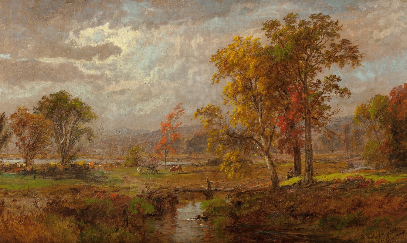 Jasper Francis Cropsey - Autumn Landscape