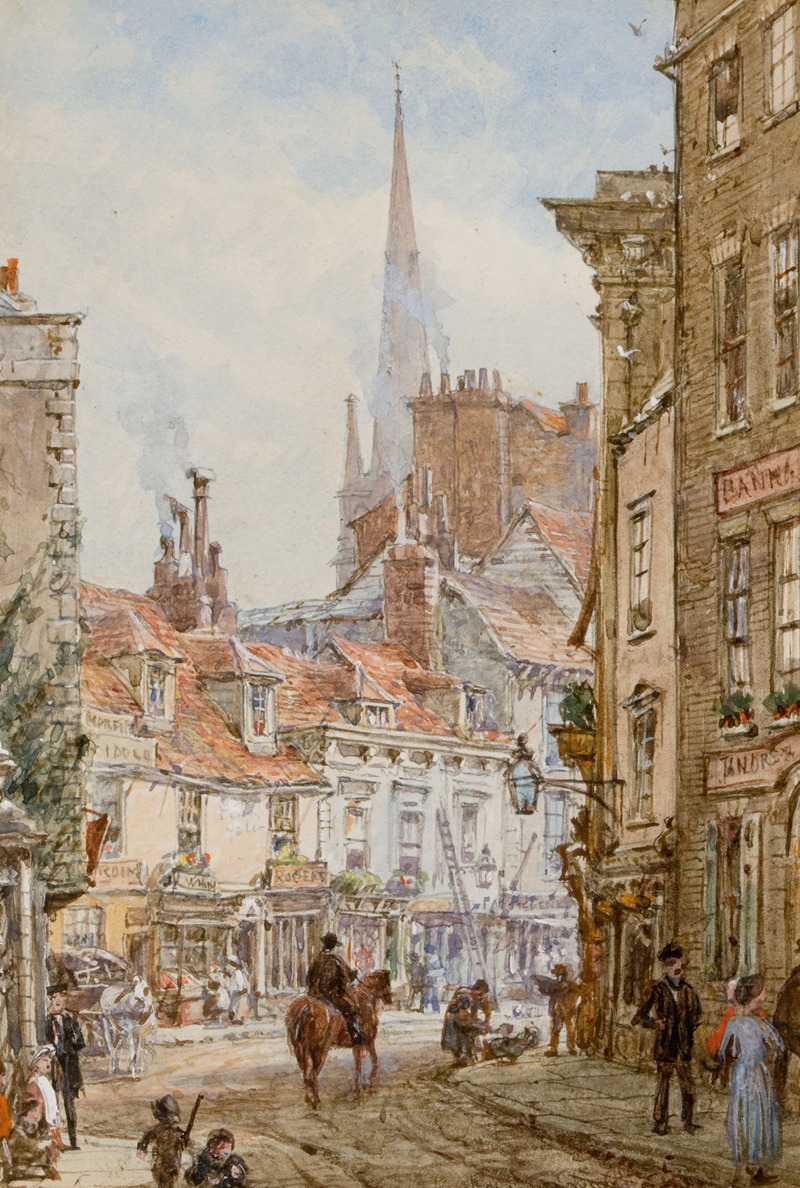 Louise Rayner - View of Cambridge