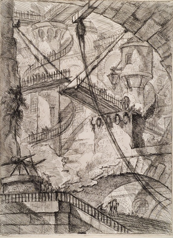 Giovanni Battista Piranesi - The Drawbridge