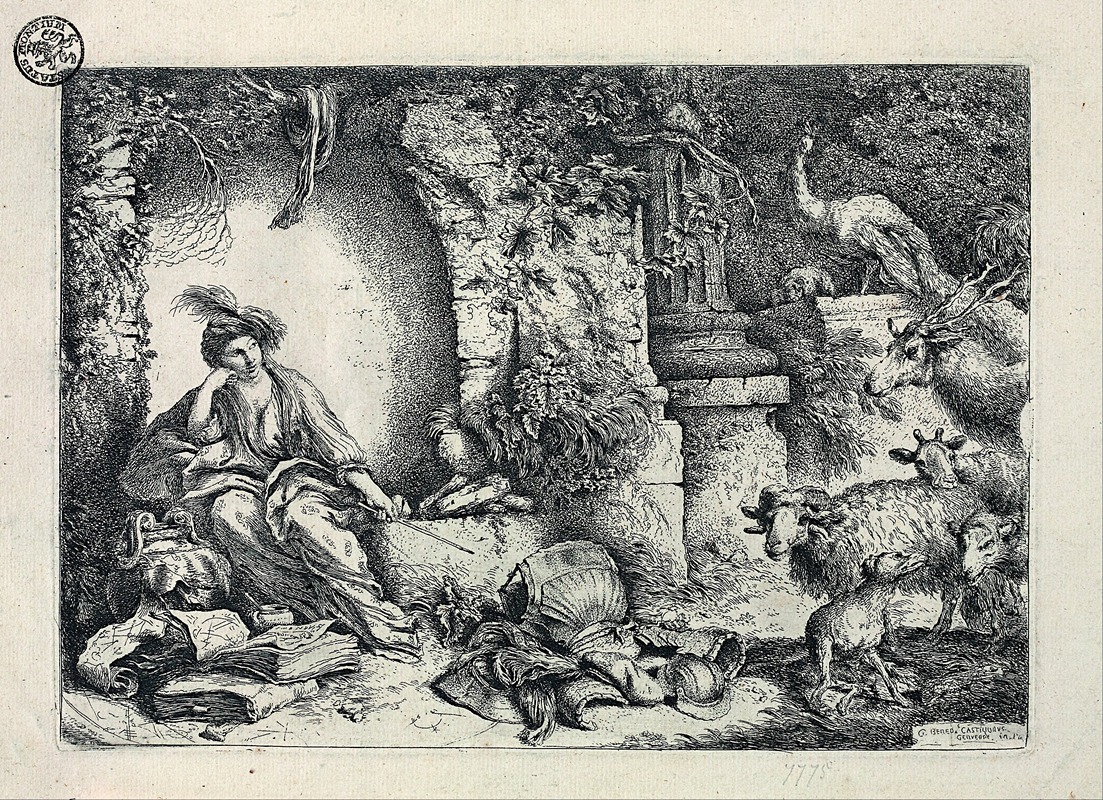 Giovanni Benedetto Castiglione - Circe Transforms Odysseus’ Companions into Animals