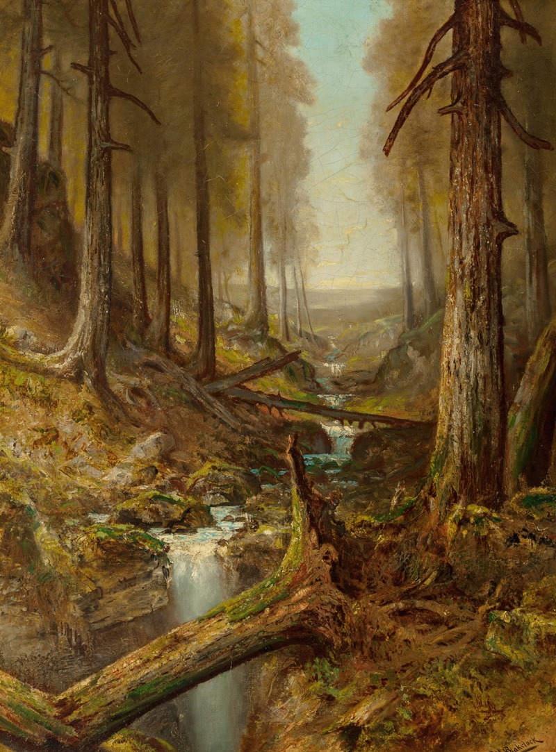 Ralph Albert Blakelock - Forest Interior