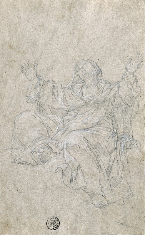 Giovanni Odazzi - Study for Saint Catherine