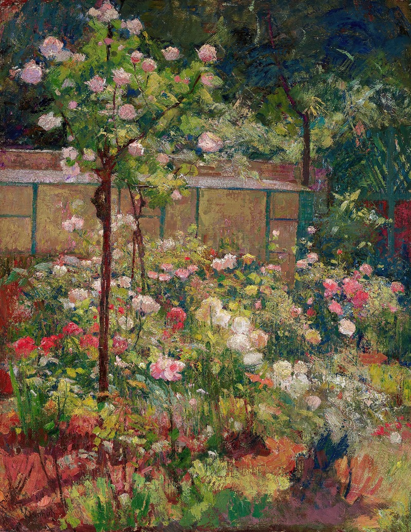 Robert William Vonnoh - Jardin en Fleurs