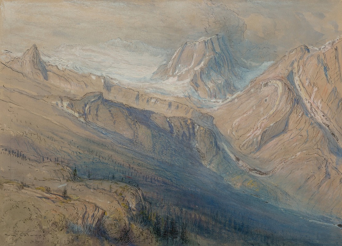 Samuel Colman - The Hermit Range from Rogers Pass, Canadian Pacific