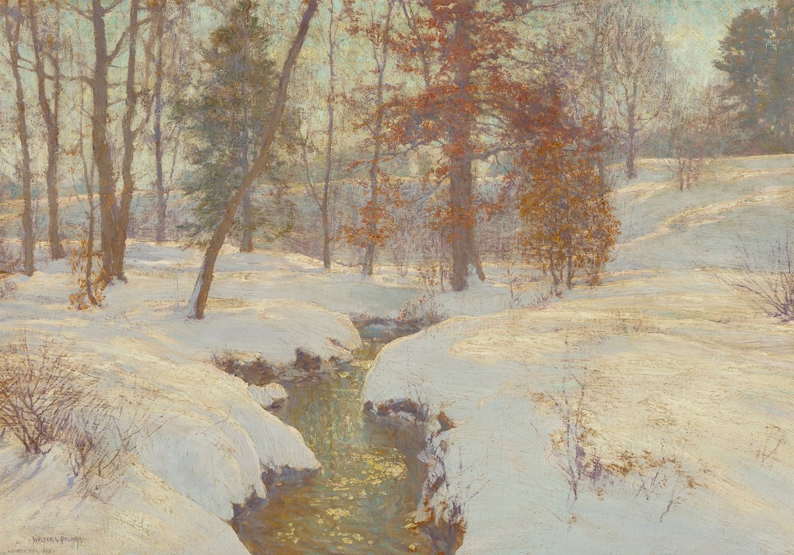 Walter Launt Palmer - Oaks in Winter (Snow in November)