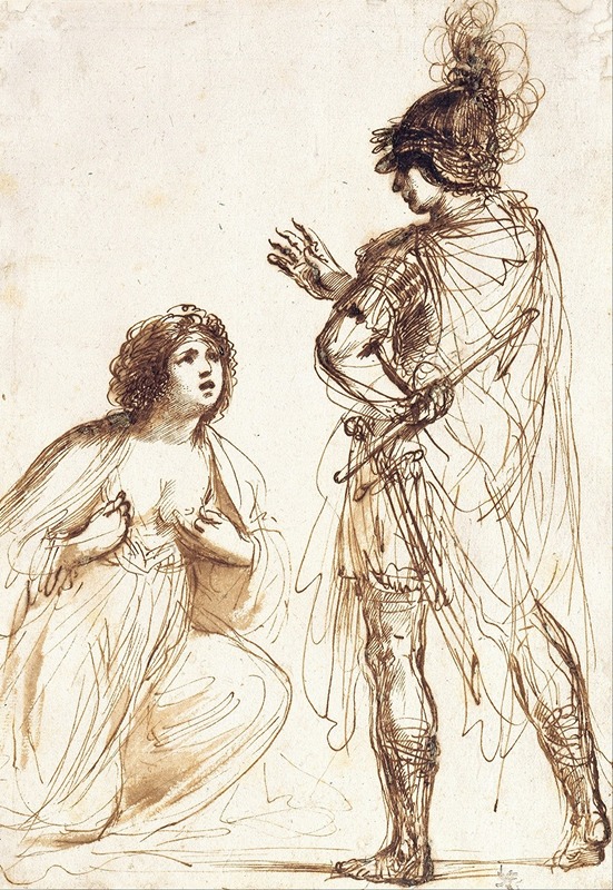 Guercino - Cleopatra and Octavian