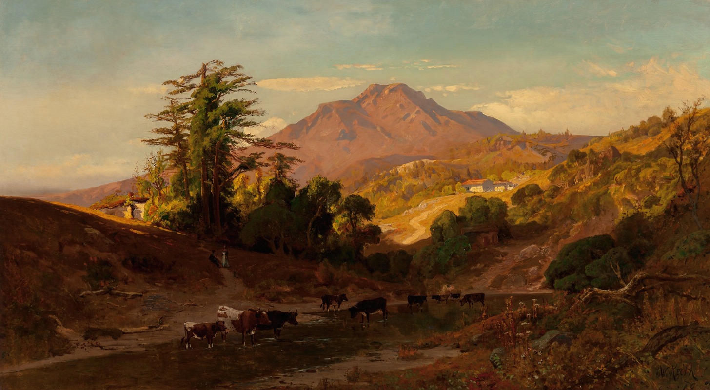 William Keith - Mount Tamalpais from the North West