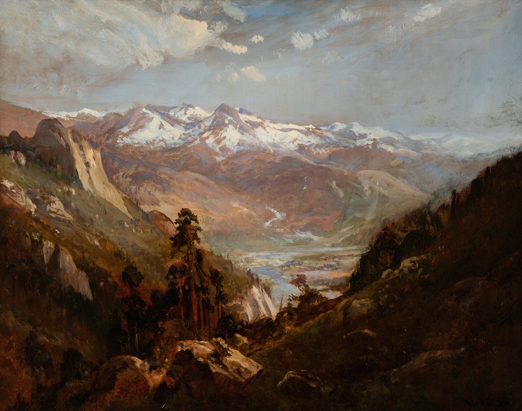 William Keith - Snow in the Valley of Eastern Sierras