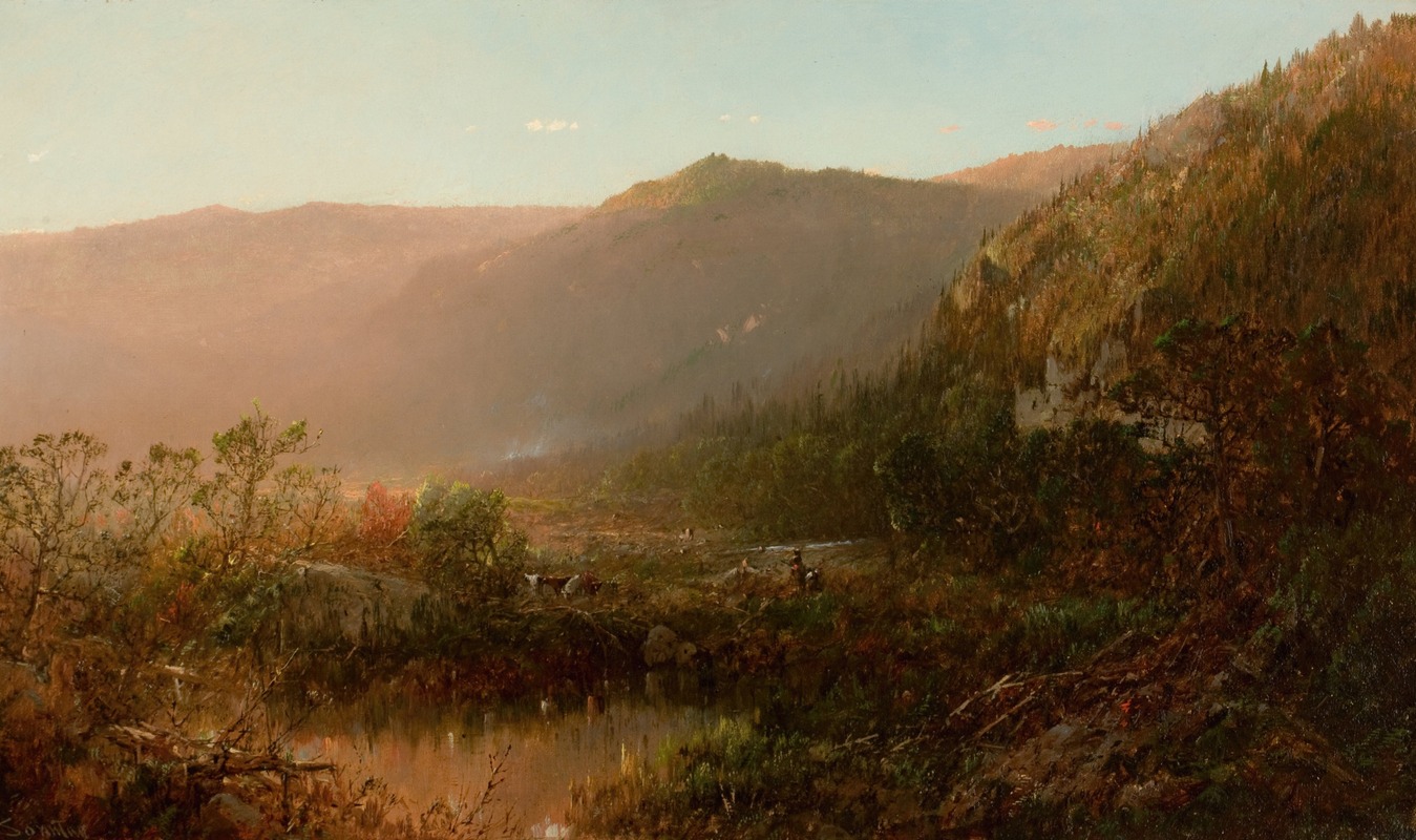 William Louis Sonntag - Among the Pilot Mountains, New Hampshire
