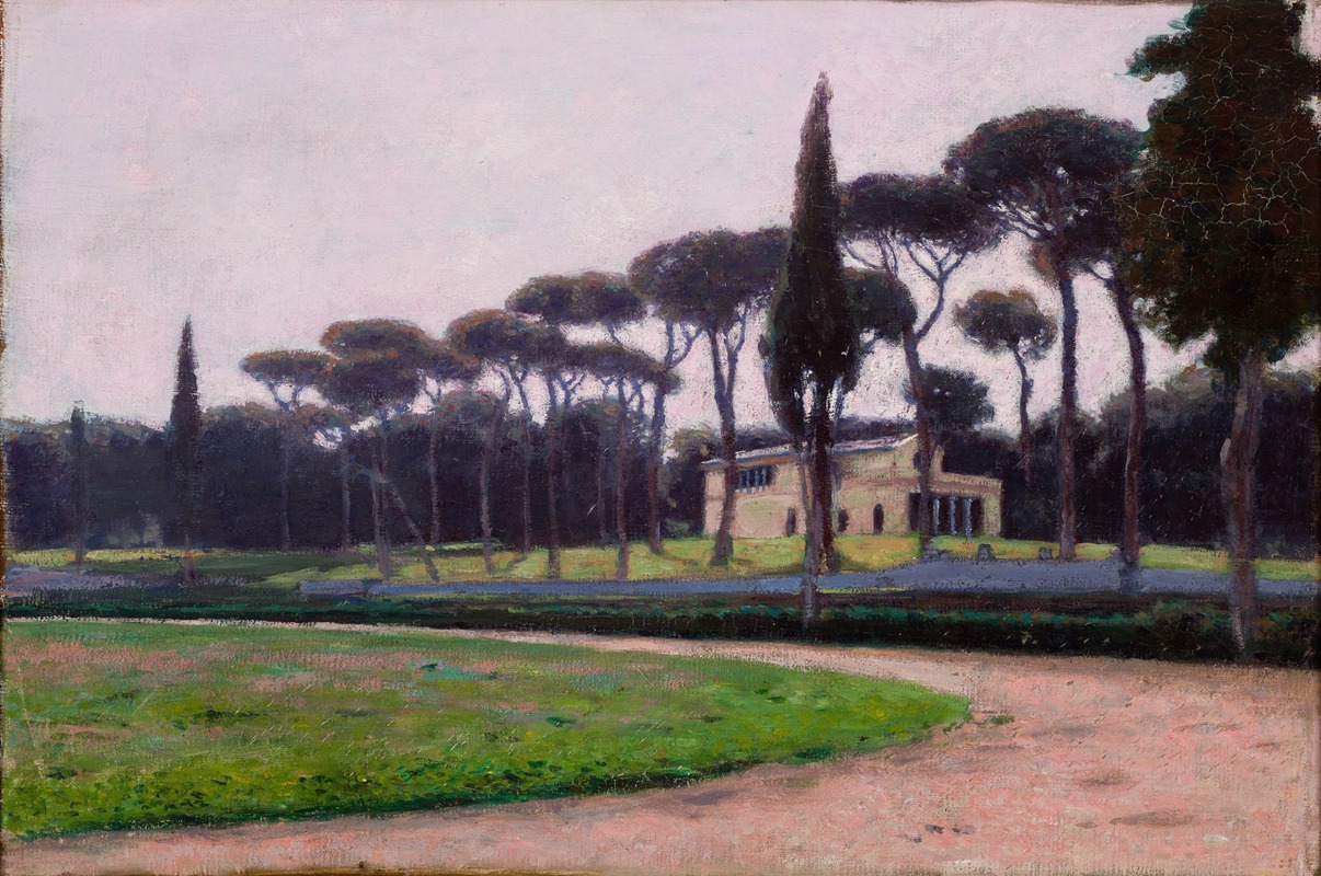 Aleksander Gierymski - Villa Borghese in Rome